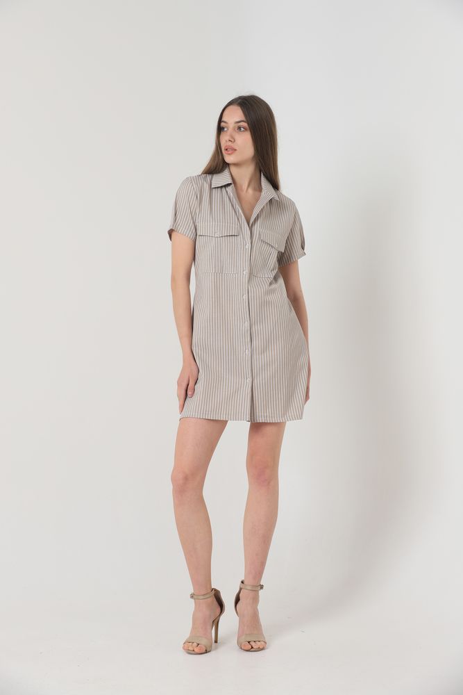 Pocket Shirt Dress