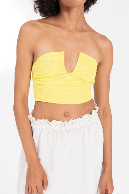 Yellow Macaroon Bustier