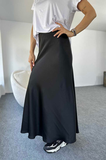 Satin Lustre Skirt